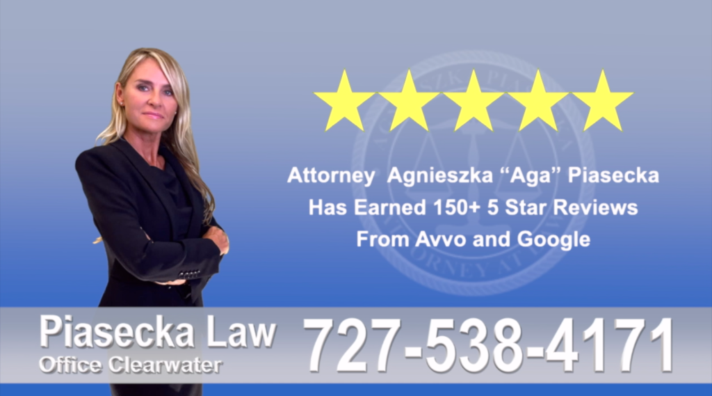 Agnieszka, Aga, Piasecka, Client, reviews, avvo, google five star, 5-star, superb, best attorney